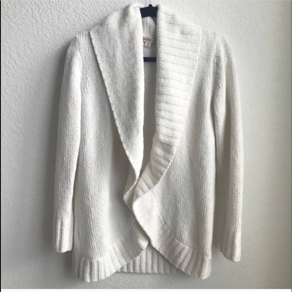 MERONA FLUFFY SWEATER CARDIGAN